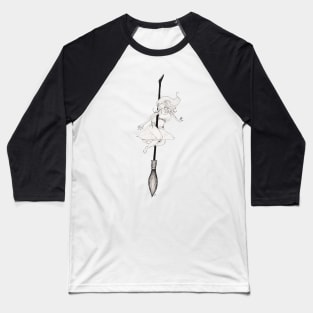 Pole Dancing Witch Baseball T-Shirt